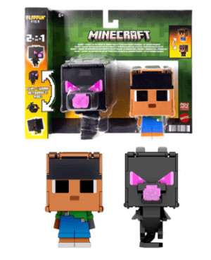 Minecraft Flippin' Fig Sunny & Ender Dragon 2 Packs